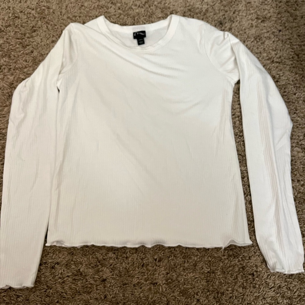 basic white long sleeve